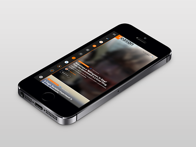 Reason.com App app article blur icons iphone layout mobile politics reader rss ui