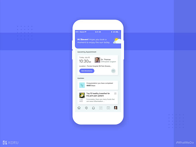 Upcoming Appointment Guide appointment blue booking booking system design designs enterprise enterprise ux experience design health app healthcare interaction medical app patient ui ui ux user interface ux uxdesign video