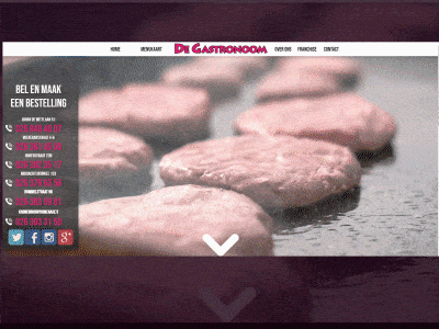 De Gastronoom branding design web web design webdesign website