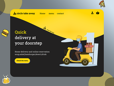 take away cake delicious delivary dessert drink eat fast fastfood food hungry take away takeaway ui ux web web design webdesign website