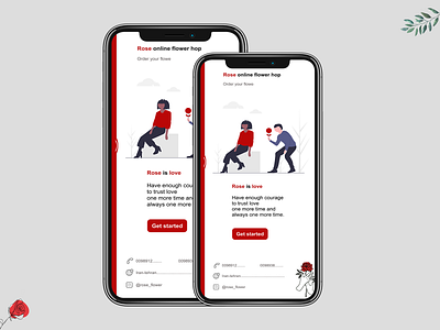 online flower shop app app design application flower flower shop flowers flowershop mobile online shop ui ux