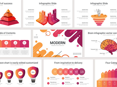 Business Infographics PowerPoint Presentation annual branding design graphic design presentation template typography