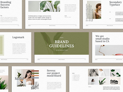 Brand Guidelines PowerPoint Template brand brand guide branding design guidelines presentation template