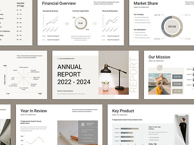 Annual Report PowerPoint Presentation Template annual branding design powerpoint presentation template