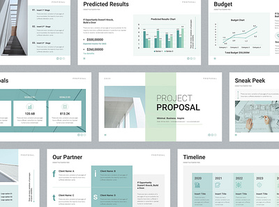Project Proposal PowerPoint Presentation branding design graphic design powerpoint presentation template