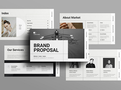 Brand Proposal PowerPoint Presentation branding design graphic design powerpoint presentation template