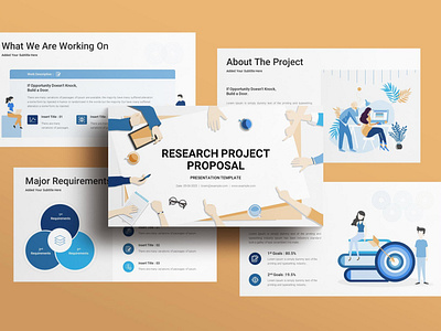 Research Project Proposal PowerPoint Template