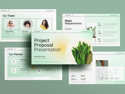 Project Proposal PowerPoint Presentation annual branding design graphic design powerpoint presentation template