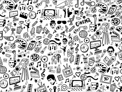 Doodle 🖼🖌🤷‍♂️ black and white chennai doodle doodle art film illustration random web