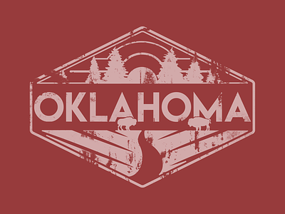 Oklahoma Shirt Design contest design grunge illustrator logo oklahoma photoshop shirt sticker