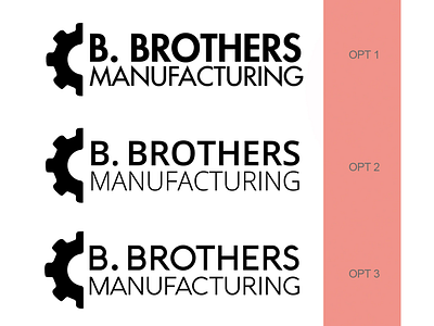 Logo Options illustrator industrial logos pink