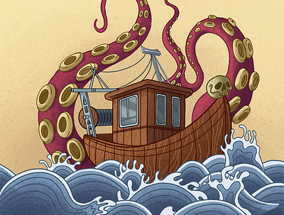 Barco Animado illustration