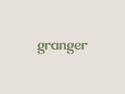 Granger logotype brand branding identity logo logodesign logotype mark wordmark