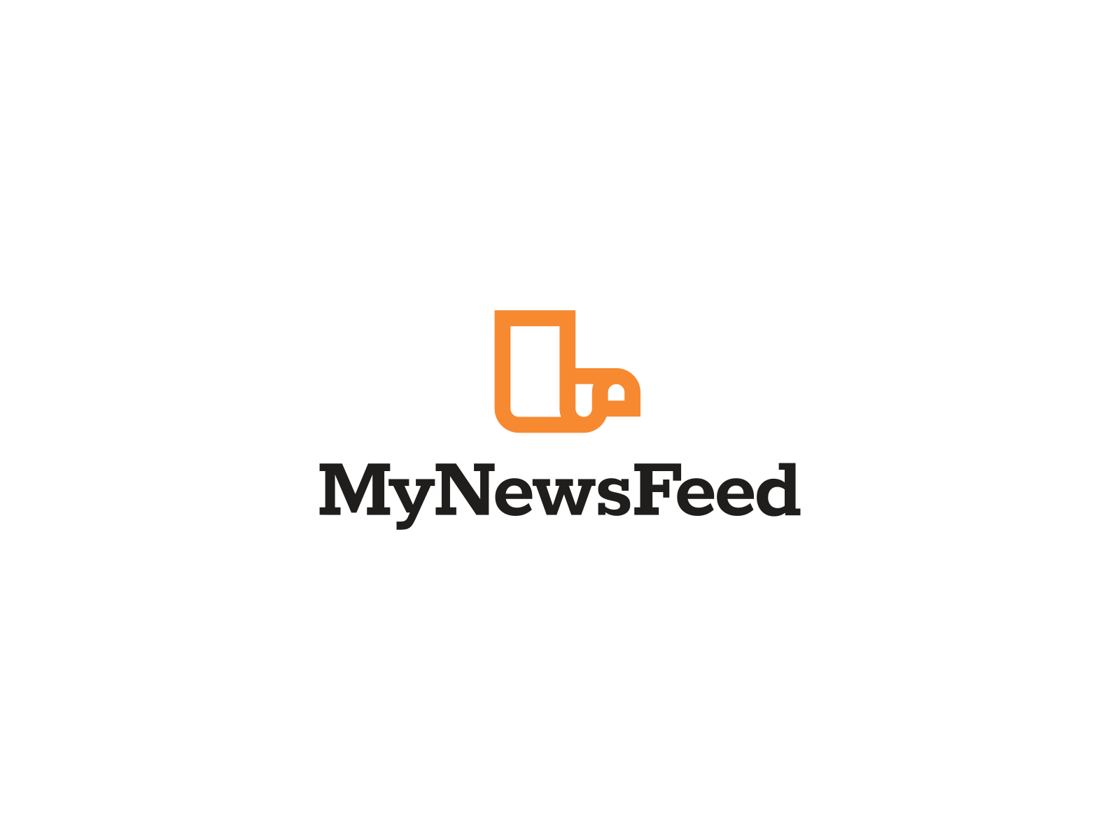 MyNewsFeed - logo animation after effects animation logo logo animation logodesign motion design motion design school