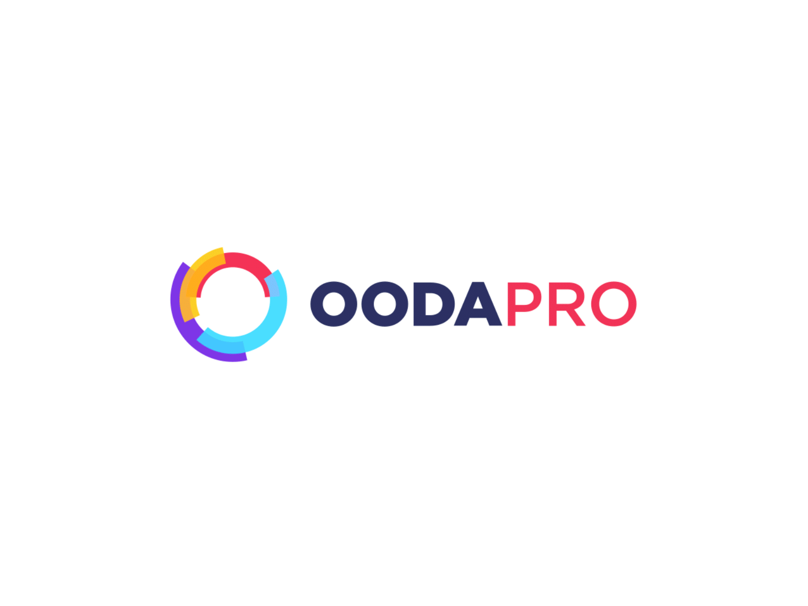 OODA PRO logo animation 2d animation animation app brand identity branding icon identity logo logo animation logodesign mark marketing motion designer motion graphics software