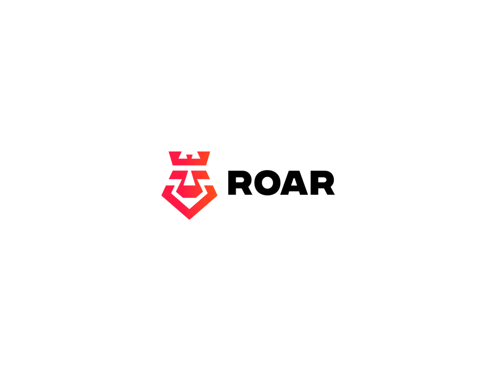 ROAR logo animation 2d animation animation icon identity logo logo animation logodesign mark marketing marketing agency motion motion graphics