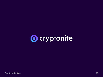Cryptonite logo animation blockchain brand identity branding crypto crypto logo icon identity logo logodesign mark motion graphics nft token visual identity web3