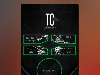 Terminal City app graphic icon illustrator iphone mobile photoshop ui ux