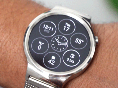 Bits Watch Face android wear bits smart watch ui watch wear wearables weather