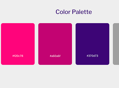 Color Palette design graphic design photoshop webdesin