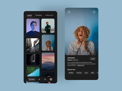 Photography App adobe xd app design mobile app photography pictures ui