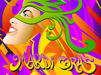 Mardi Gras Small design illustration mardi gras vector drawing