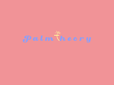 Palm Theory ar brand design branding design agency graphic design logo logo design logodesign music product design redesign startup type