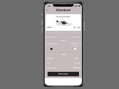 E-commerce checkout e commerce ios product design shopping ux visual design