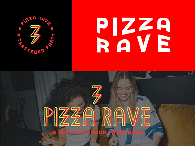Pizza Rave Brand Identity Design