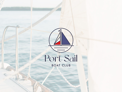 Port Sail Boat Club Logo Design