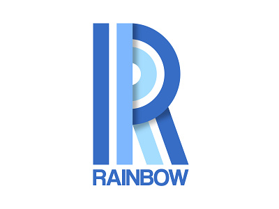 Rainbow Cleaning Logo brand identity brand strategy branding golden ratio letter letter logo logo logo alphabet logo design logo mark logo symbol