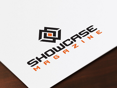 Showcase Magazine design logo