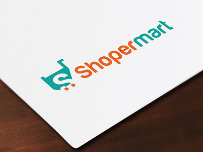 Shopermart design logo