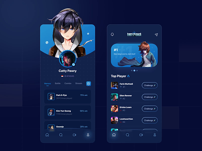 🔊 SOUND ON | Lost Saga game battle scheduler android animation app design battle clean colorful dark dark mode futuristic game glow glow in the dark interaction iphone mobile mobile app mobile game ui ux wiki