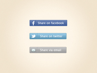 Share Buttons button email facebook share twitter