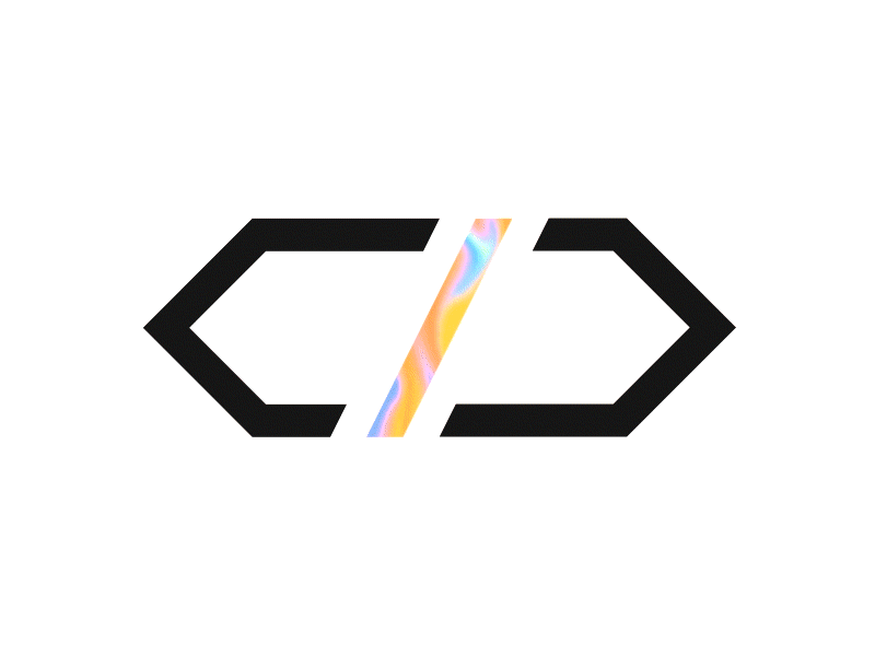Personal logo reveal gradients colors gradient flat animation reval logo color fluid