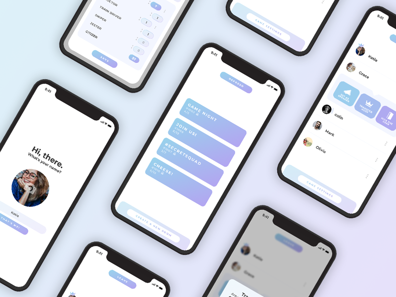 Don't Trust Your Mother - UI showcase app gradient layout iphone ui