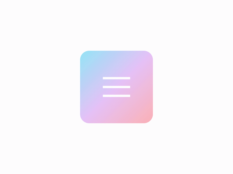 Diamond - Hamburger animation animation css css animation cssanimation diamond gradient hamburger hamburger icon hamburger menu