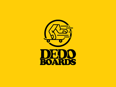 Dedo Boards Logo adobe illustrator apparel design design logo logo design skateboard