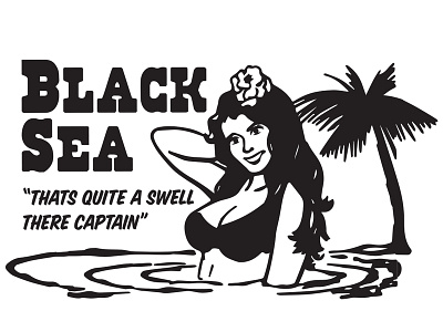 Black Sea T-shirt Graphic