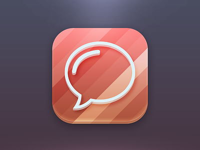 Message Icon app buble clean dobriy icon ipad iphone message shadow sms