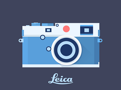 Leica M camera icon app camera clean flat icon ios ipad iphone leica long m shadow