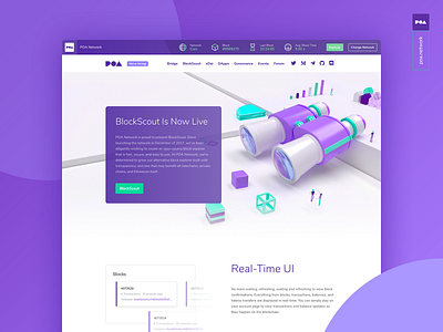 Poa Blockscout Page