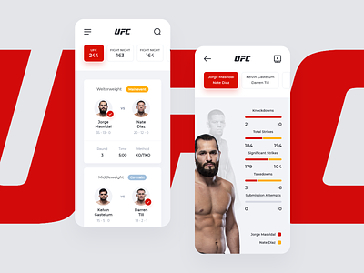 UFC App (Concept)
