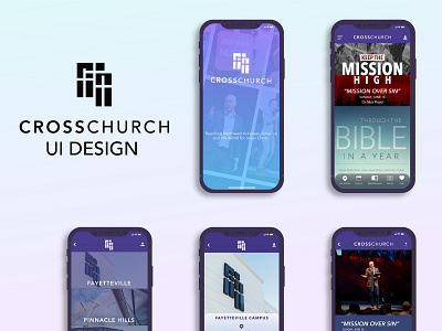 CHURCH UI adobe xd adobexd branding design illustration ui uiux uiuxdesign vector