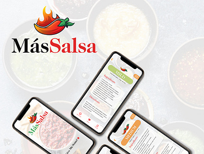 MásSalsa - UI/iOS Kit adobe xd adobexd branding businessbrand food foodapp foodui recipe recipe app salsa salsaapp ui ui ux ui design ux ui ux design uxdesign uxdesigner uxui