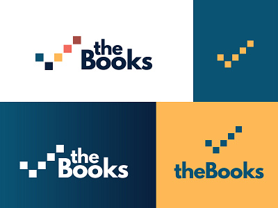 theBooks Logo adobeillustator app appconcept appointments ui barber booking branding businessbrand businesslogo cosmetology design hairstyle hairstylist illustration logo logo design logodesign logotype vector