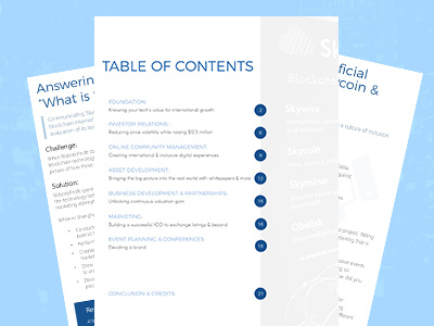 Case Study Report Table of Contents case study print report table of contents