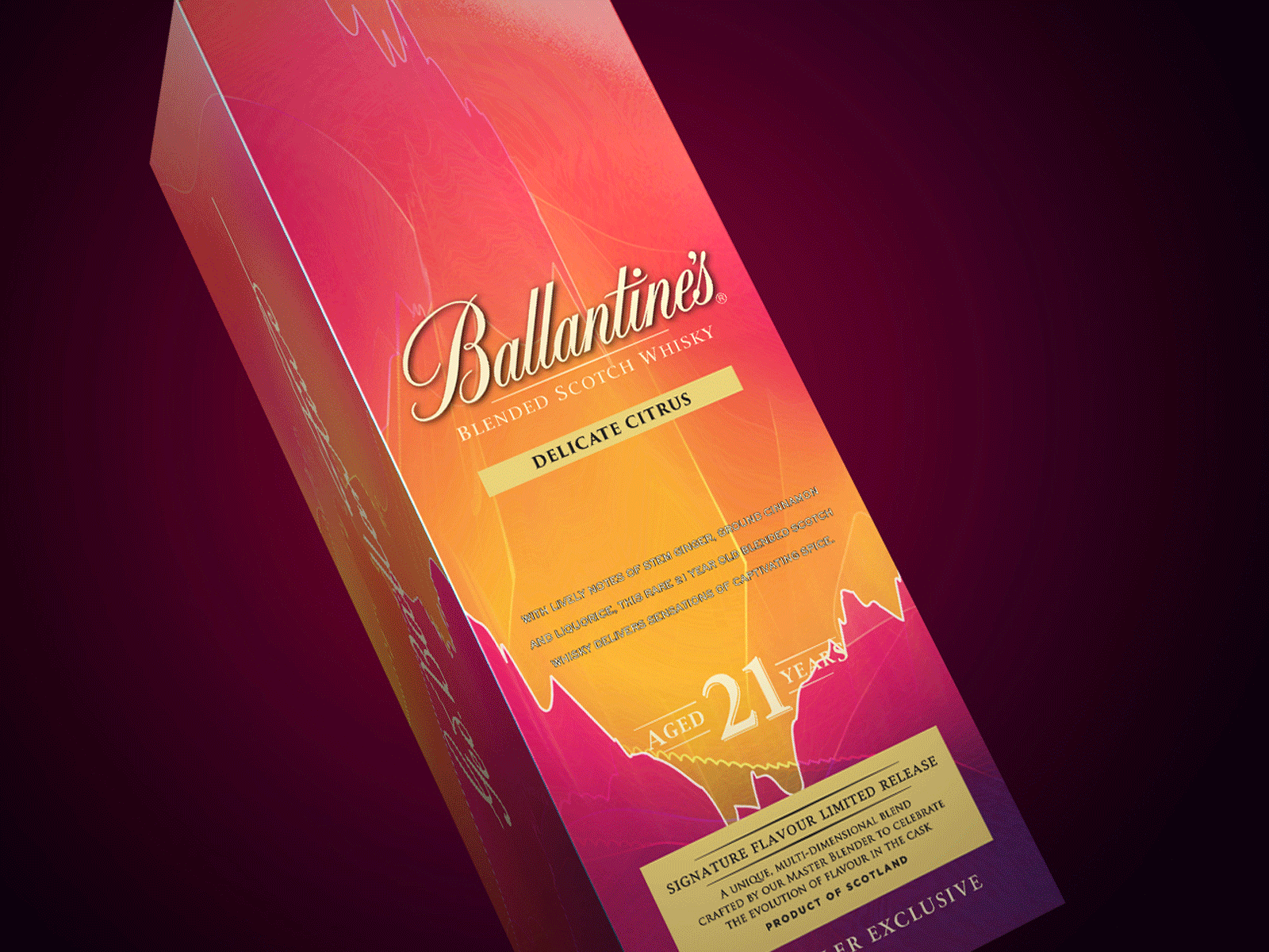 Ballantines Proposal 2019 branding design graphic design illustration package design packaging