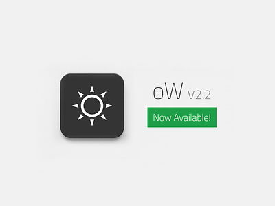 Weather App oW 2.2 Now Available! app application forecast ios7 iphone iphone5 new ow weather